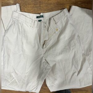 Ralph Lauren Women's Cream Chinos